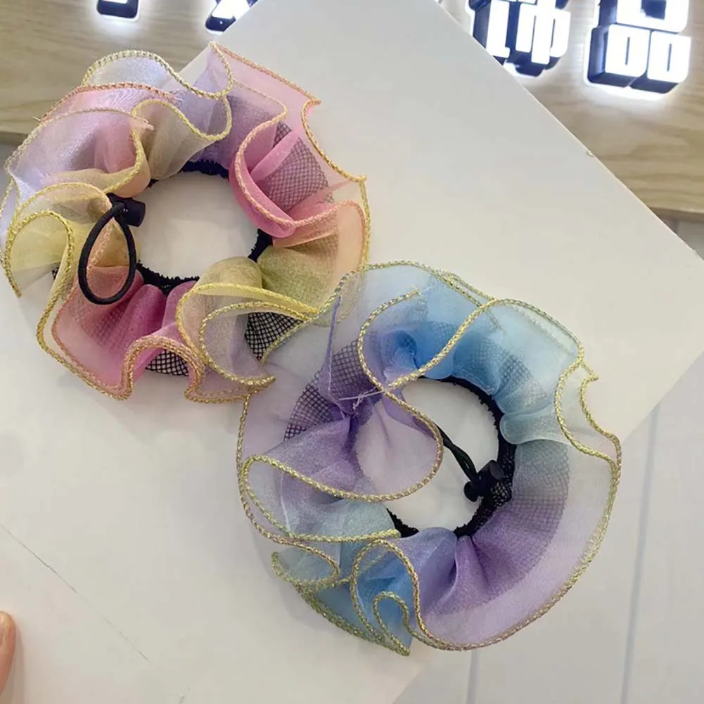 В горошек девушки женщины булочка Обложка снуд сетка для волос