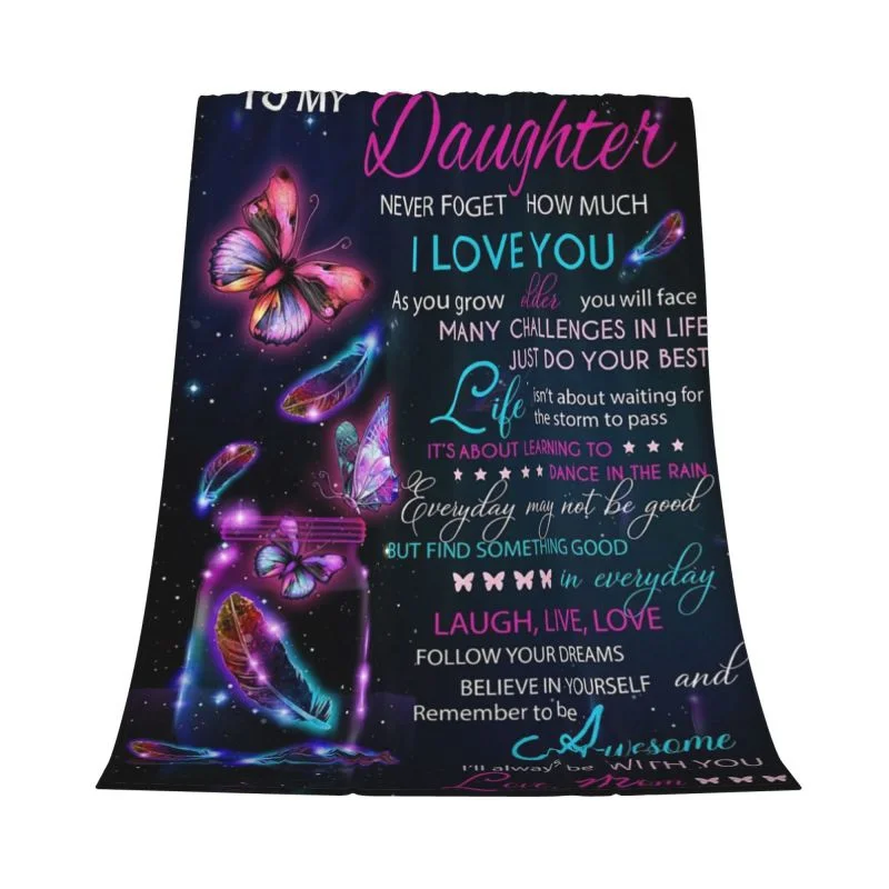 Одеяло серии To My Daughter Son фланелевое одеяло супер мягкие флисовые одеяла теплое