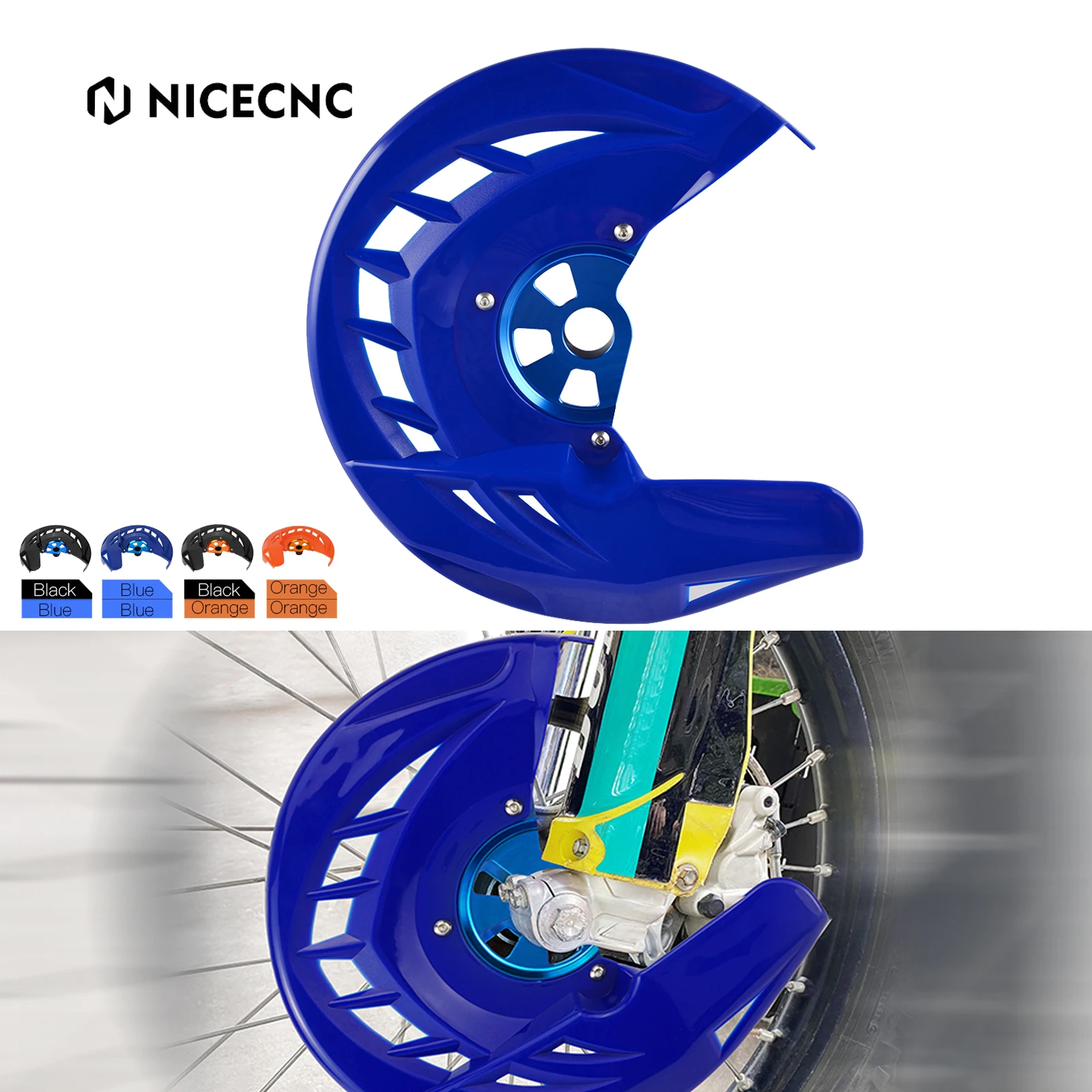 NiceCNC для Husqvarna TE 300 2014-2015 250 FE 350 450 501 Защита переднего тормозного диска TC FC 2014 KTM EXC