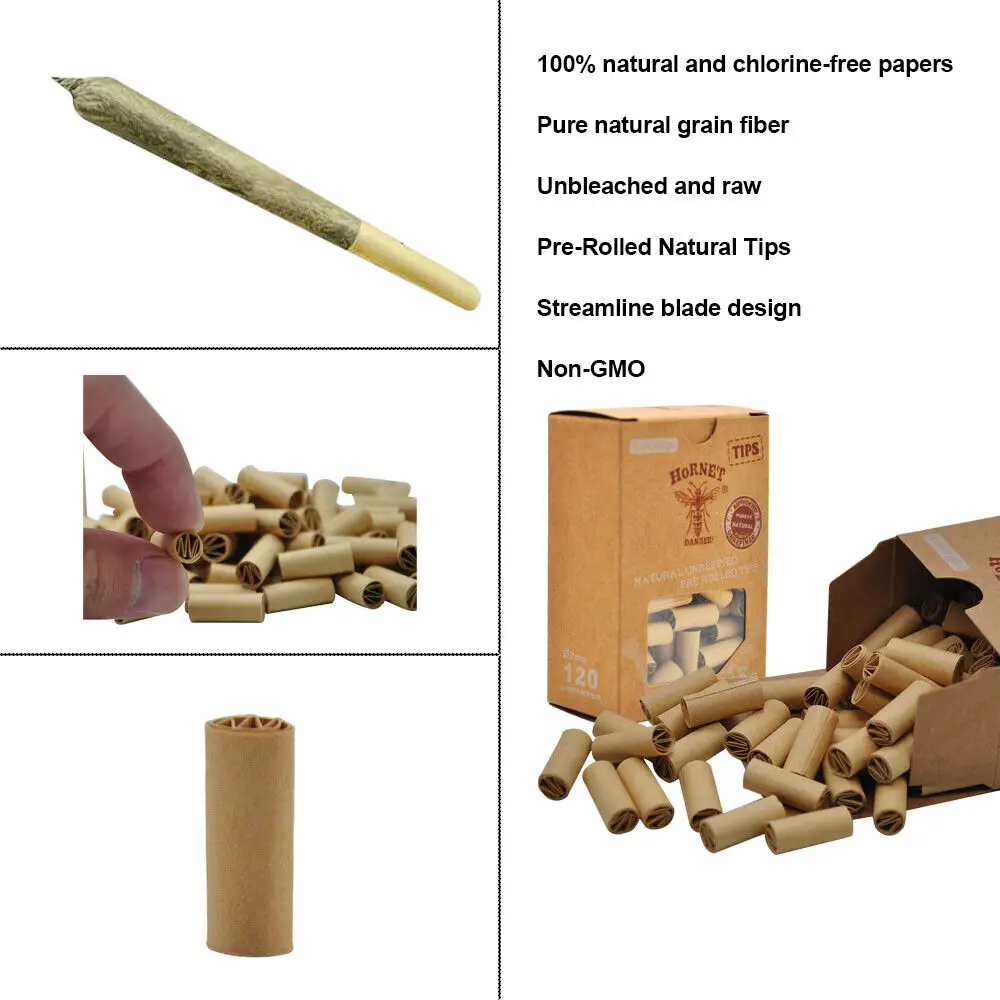 240 шт. 7 мм классические натуральные неочищенные предварительно свернутые