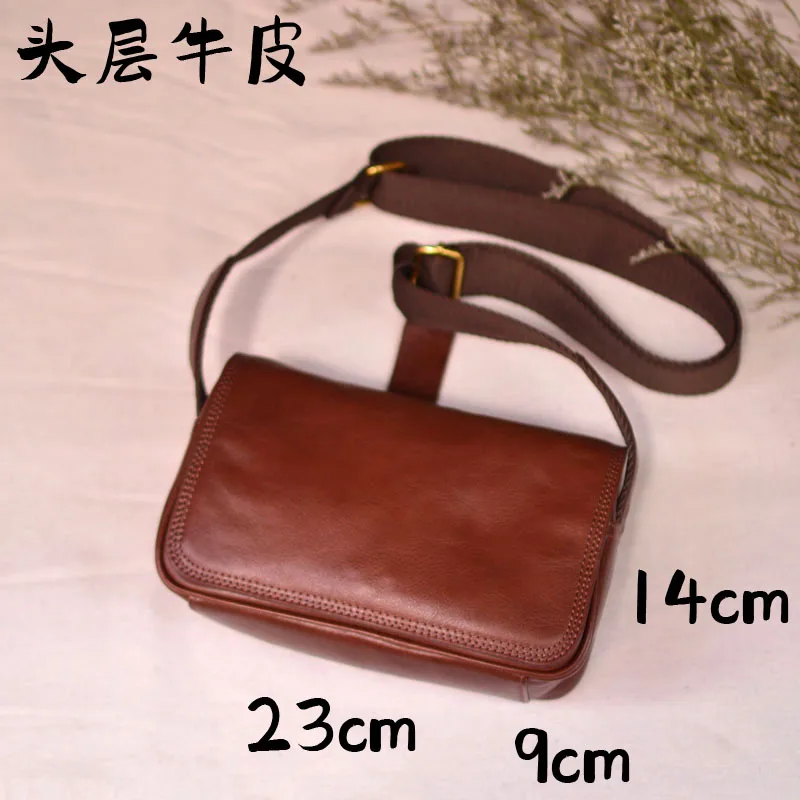 Оригинальная Кожаная нишевая Наплечная Сумка AETOO премиум-класса унисекс