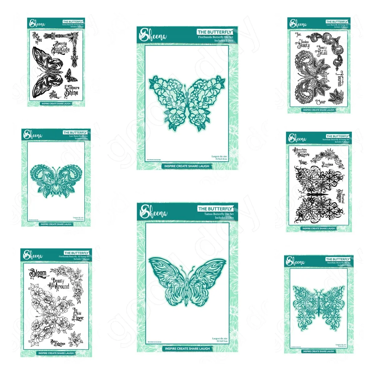 

Various Beautiful Butterflies Cutting Dies Stamps Scrapbook Diary Decoration Embossing Template Diy Greeting Card Handmade New