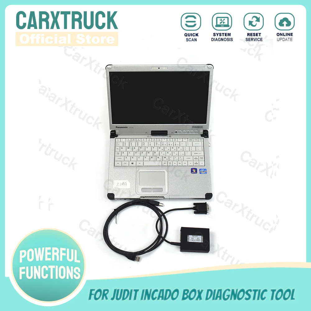 

for Judit Incado Box Forklift Diagnostic Kit Scanner Jungheinrich JUDIT 4 +Thoughbook CF C2 Laptop