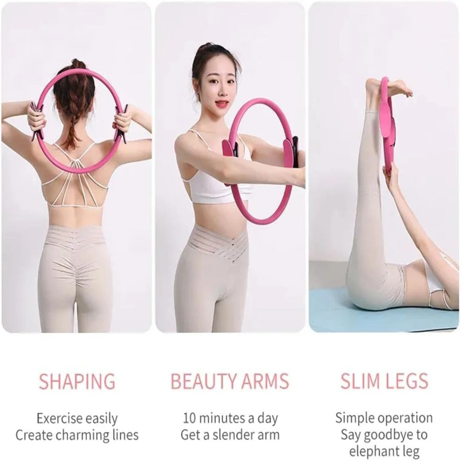 High-Performance Professional Grade Pilates Yoga Ring for Superior Fitness Results - Elevate Your Workout with Elite Top-Notch P