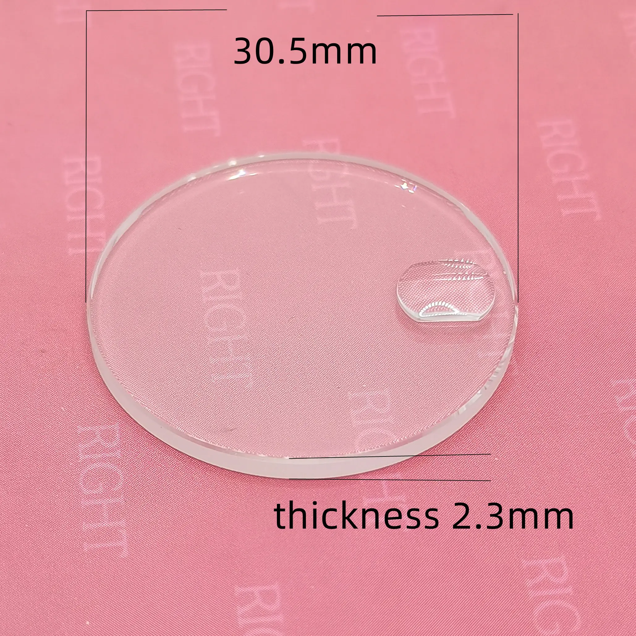 

Free Shipping Diameter 30.5mm 29.5mm Sapphire Glass