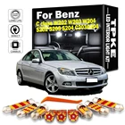 TPKE Canbus автомобильные светодиодные лампы для салона карты купольсветильник комплект для Mercedes Benz C class W202 W203 W204 S202 S203 S204 C203C204 1993-2014