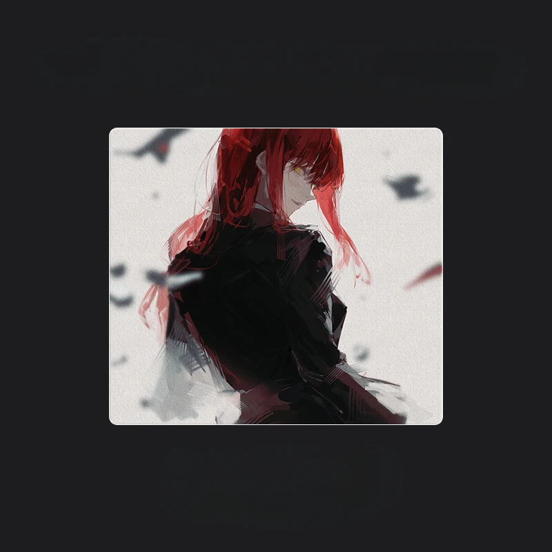 Коврики для мыши ATOM из смолы с рисунком нулевого двух персонажей аниме