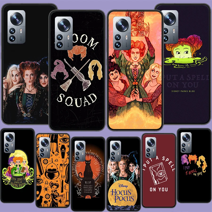 

Hocus Pocus Phone Case for Xiaomi Poco X3 NFC X4 GT M2 M3 M4 M5 M5S X5 Pro F3 F2 F1 Mi Note 10 Lite A3 CC9E Silicon Cover