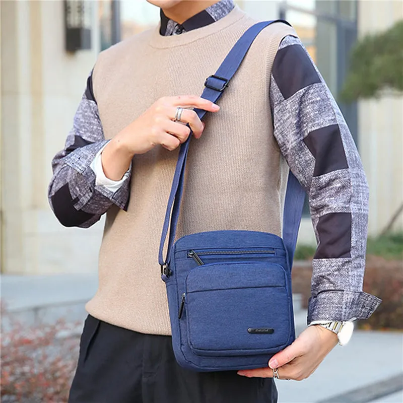 

Men Fashion Shoulder Bag Business Leisure Diagonal Horizontal Backpack husband Messenger Bag handbag tote bag