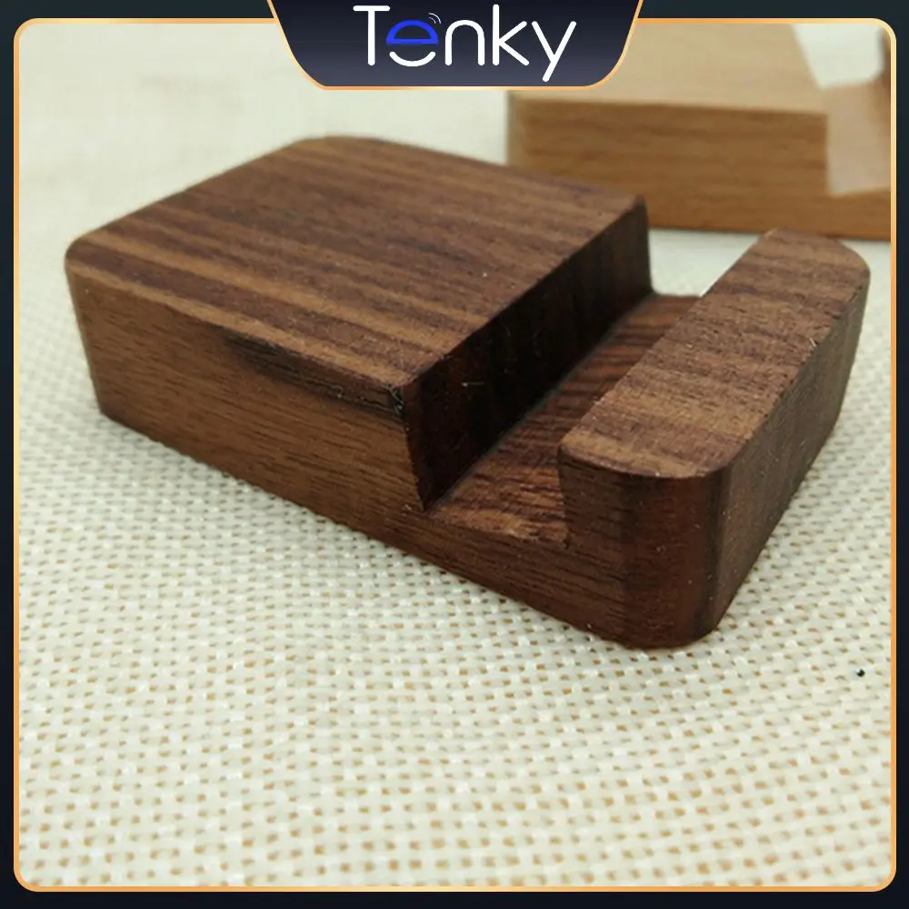 

Fashionable Design Universal Solid Wood Cell Phone Racks Flexible Dock Cradle Durable Desk Stand Holder Phone Accessories Lazy