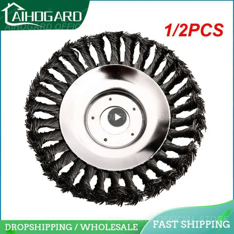 

1/2 шт. Desbrozadora 6/8 дюймов стальная головка для стрижки травы, щетка для обрезки травы, проволока, лезвие для обрезки травы для сада, мощность Lawnmover