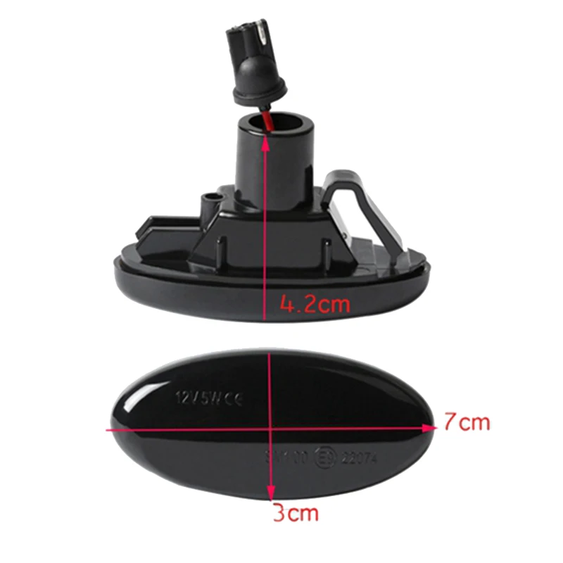 Фонарь поворотный для Mazda 2 3 5 6 черный шт.