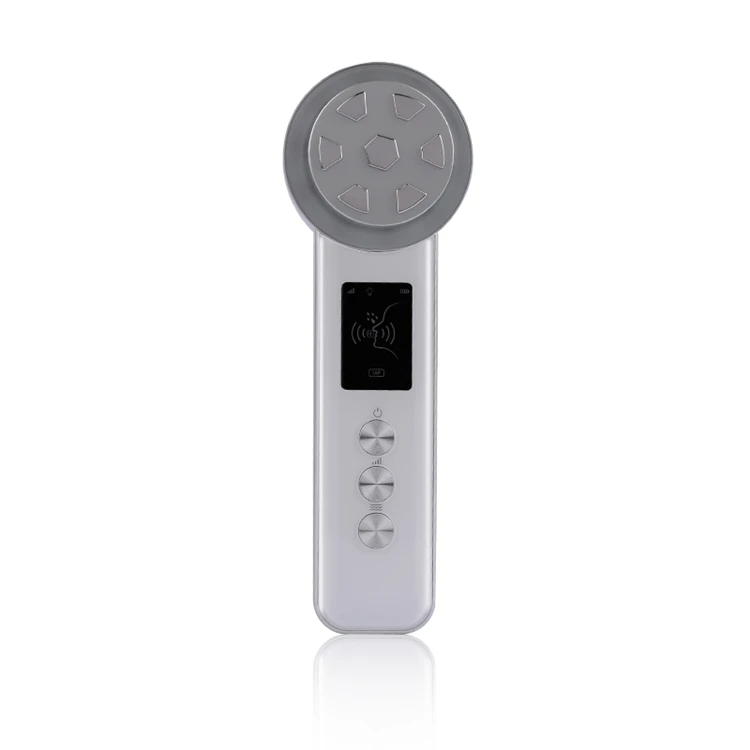 

Home use Portable Electric Cold Warm Ems micro-current Led Photon skin Vibrating Face Lift Massager
