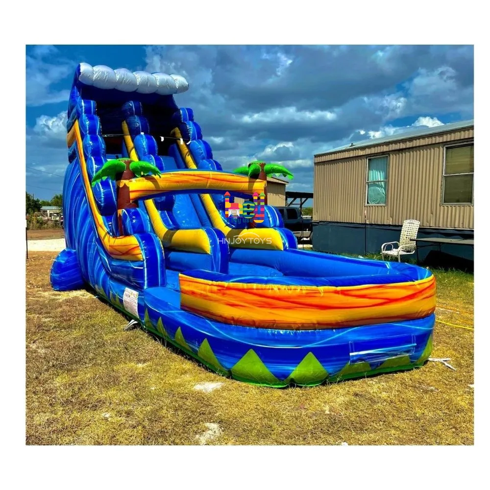 Коммерческая дешевая Палма для прыжков на заднем дворе замки Влажная и сухая