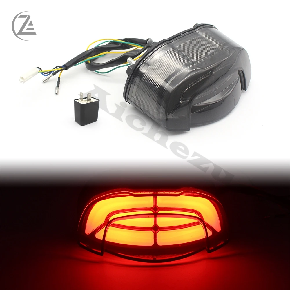 

ACZ Motorcycle Rear Tail Light LED Brake Light Turn Signal Flashing lights for Honda CB650R CB650 R CB6 50R