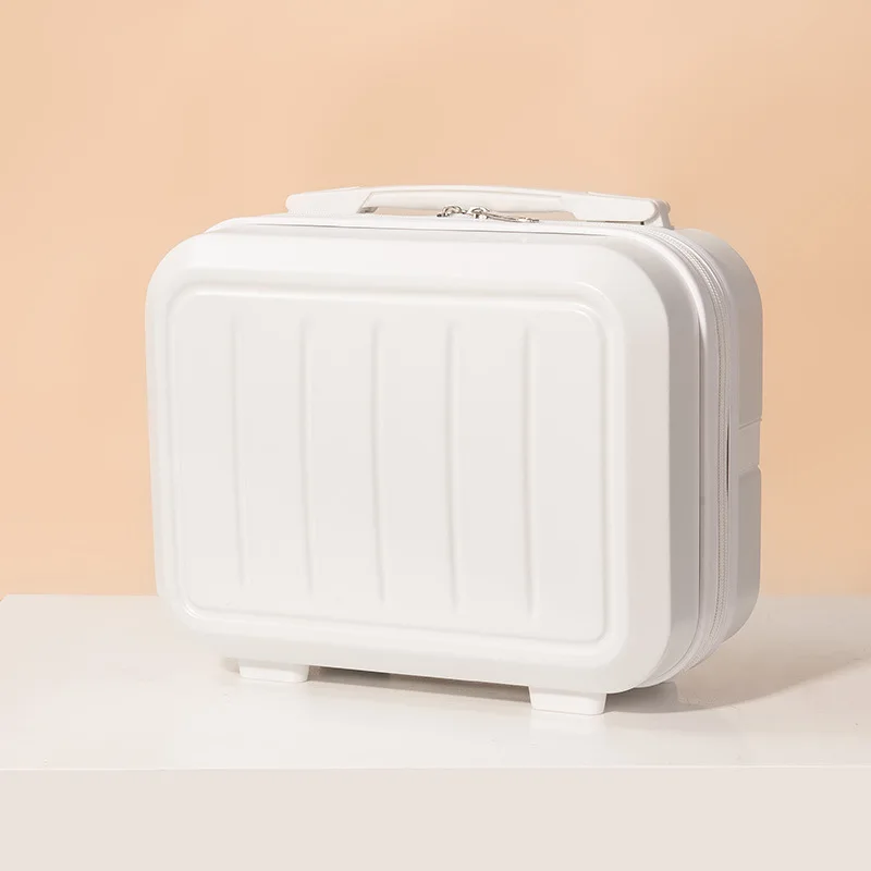 Mini Travel Hand Luggage Cosmetic Case for Women Small Portable Carrying Pouch Suitcase for Makeup Multifunctional Storage