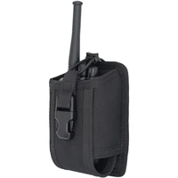 universal radio holder tactical pouch for duty belt two ways radio case carrier heavy duty walkie talkies nylon holster carry