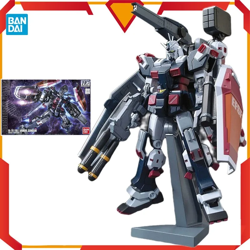 Anime Figures Hg Fa-78 Full Armor Thunderbolt Mobile Suit Gunpla Action Figure Toys