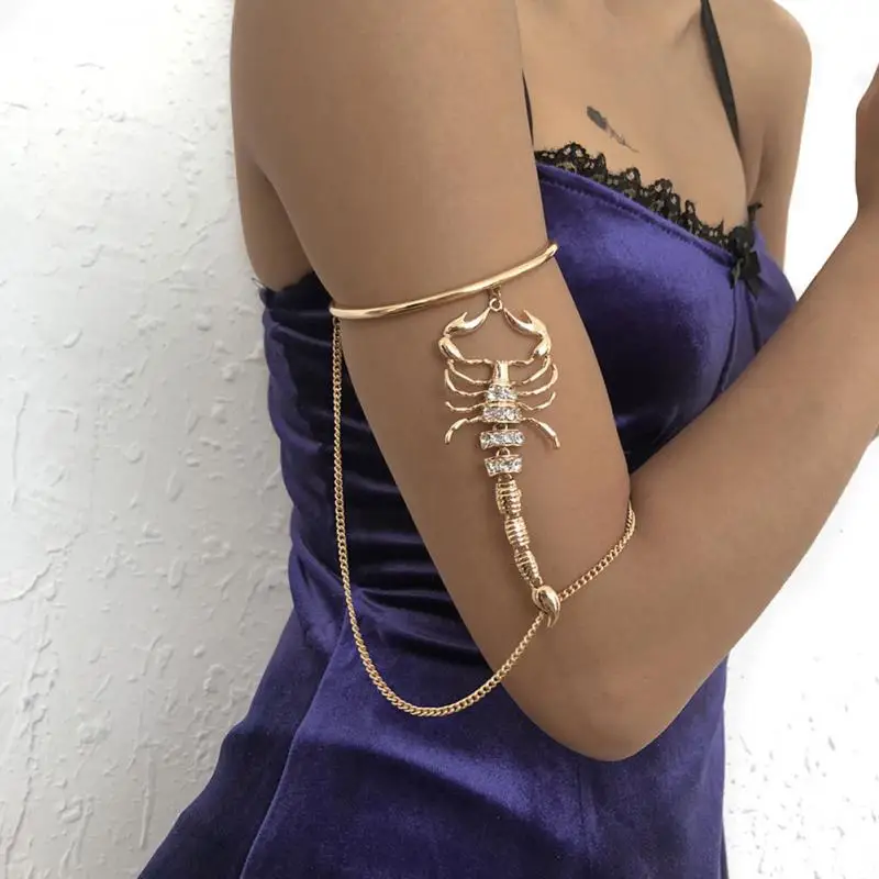 Браслет на руку скорпиона кольцо браслет ручная работа ювелирные изделия для