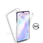 Чехол для Redmi 10, 9T, 9AT, 9C, NFC, Note 10S, 9S, 9 Pro, двойной силиконовый чехол для Xiaomi Mi 9T, Mi A2, A3, Mi Note10 Lite, телефон с полным корпусом 360 дюйма