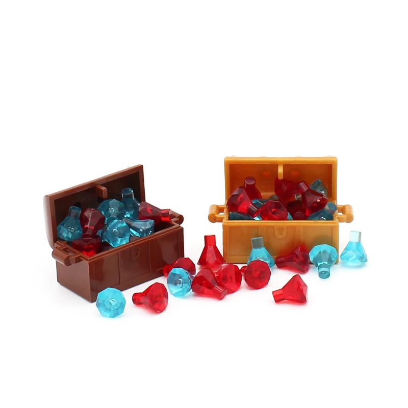 MOC Кирпичи Скринька сокровищ Денежная руда Золото Серебро Слиток Строительные