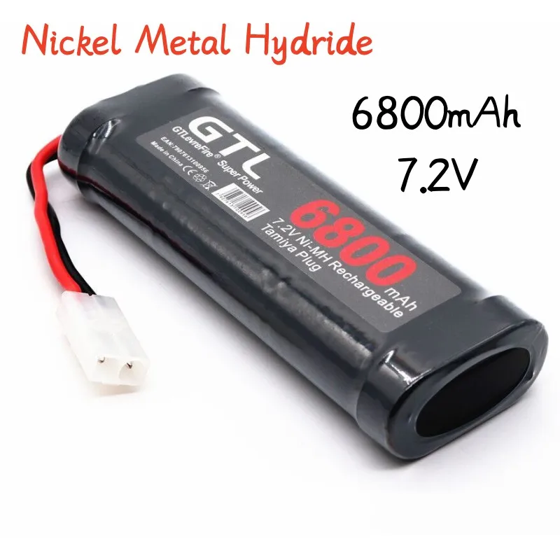 

2023Original packaging Ni-Mh supper power cell Battery 6800mah7.2V NiMH Batteries Pack For RC Car Truck Steamer Tank