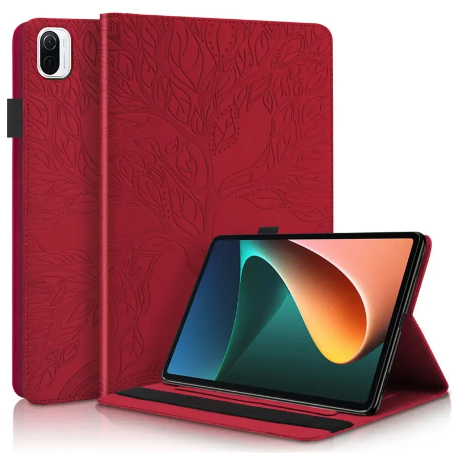 Элегантный и стильный чехол для планшета с тиснением дерева Mi Pad 5 6 Pro 11 дюймов —
