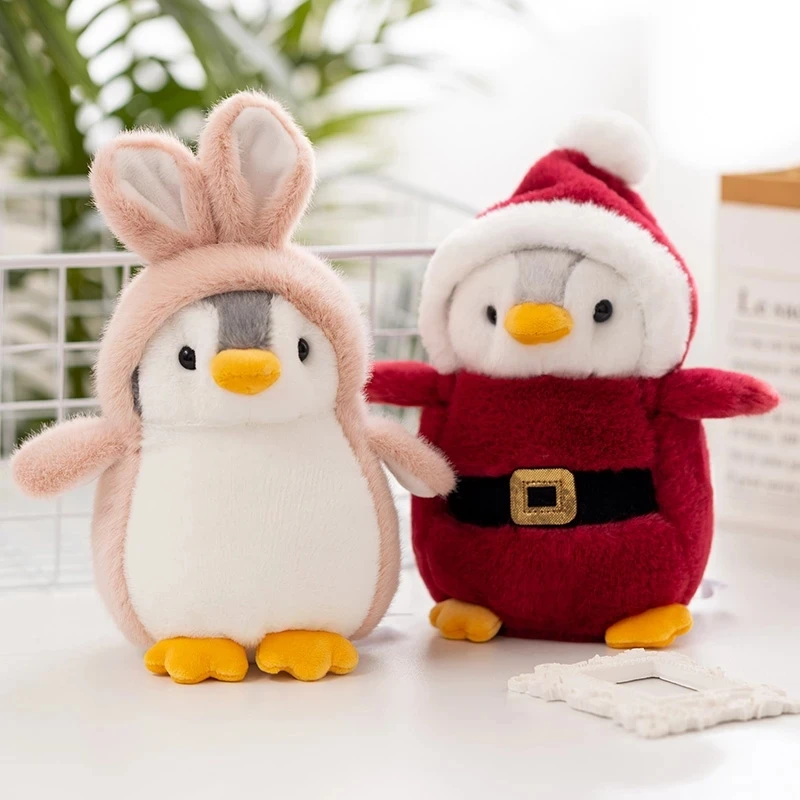 

Kawaii 1pc 20cm Super Soft Penguin Plush Toys Cute Stuffed Cosplay Penguin Dino Rabbit Toy Doll Pillow Kids Girls Gift