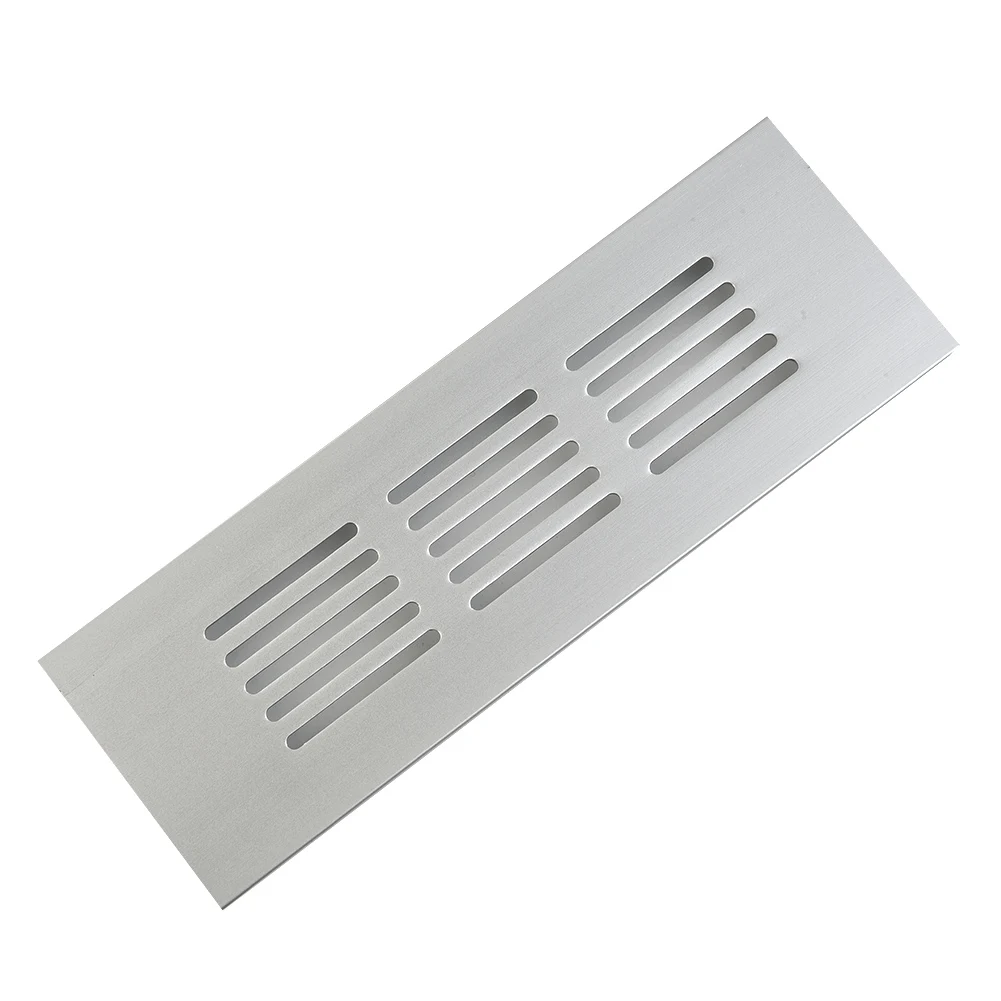 

50mm Wide Aluminium Rectangular Cabinet Wardrobe Air Vent Grille Ventilation-Cover For Air Conditioner Closet Shoes Cabinet