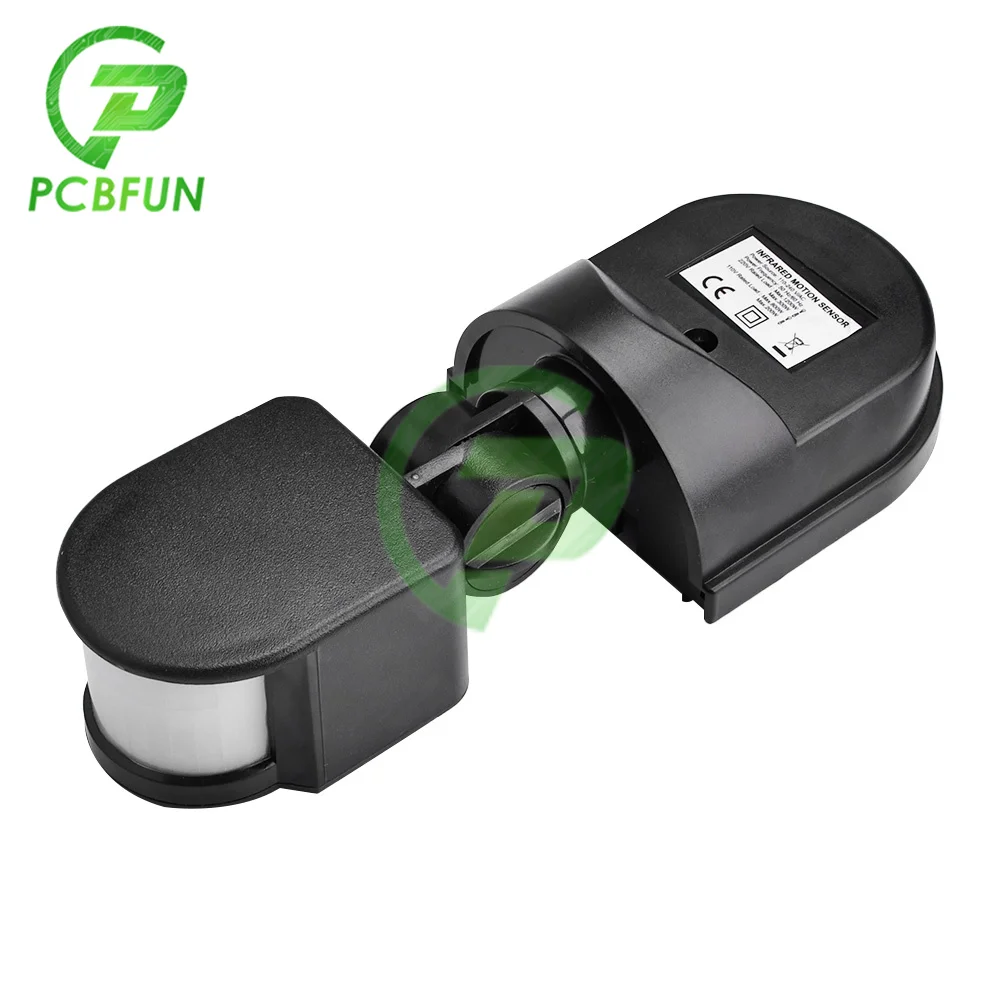 

AC 110-240V Sensor Switch Waterproof Outdoor 160 Degree Detection Motion Infrared Inductive Switch Sensor