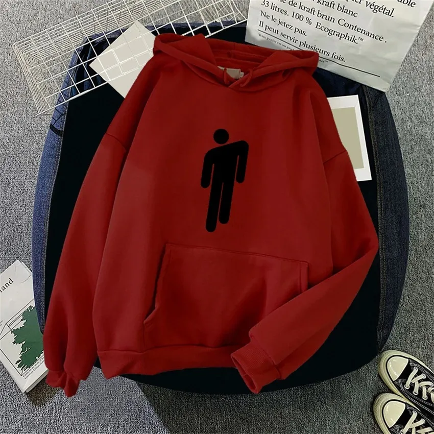 Хлопковая толстовка унисекс с капюшоном Billie Rapper в повседневном стиле цветочным