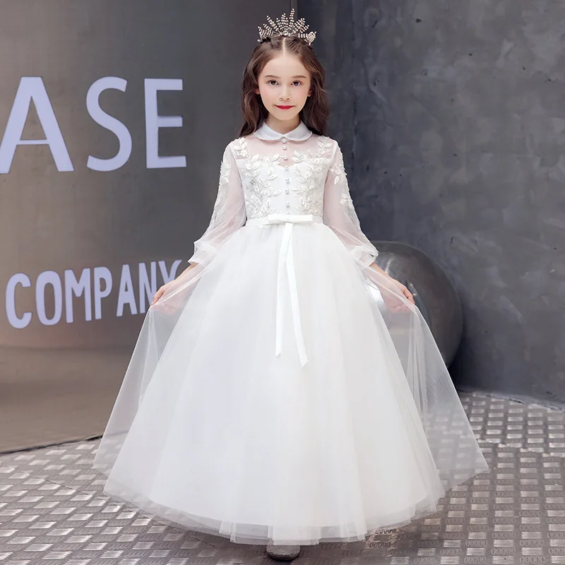 

Children'S Dress, Princess Dress, Puffy Gauze, Host Walk Show, Girl'S Birthday, Exotic Piano, Flower Girl Wedding Dress