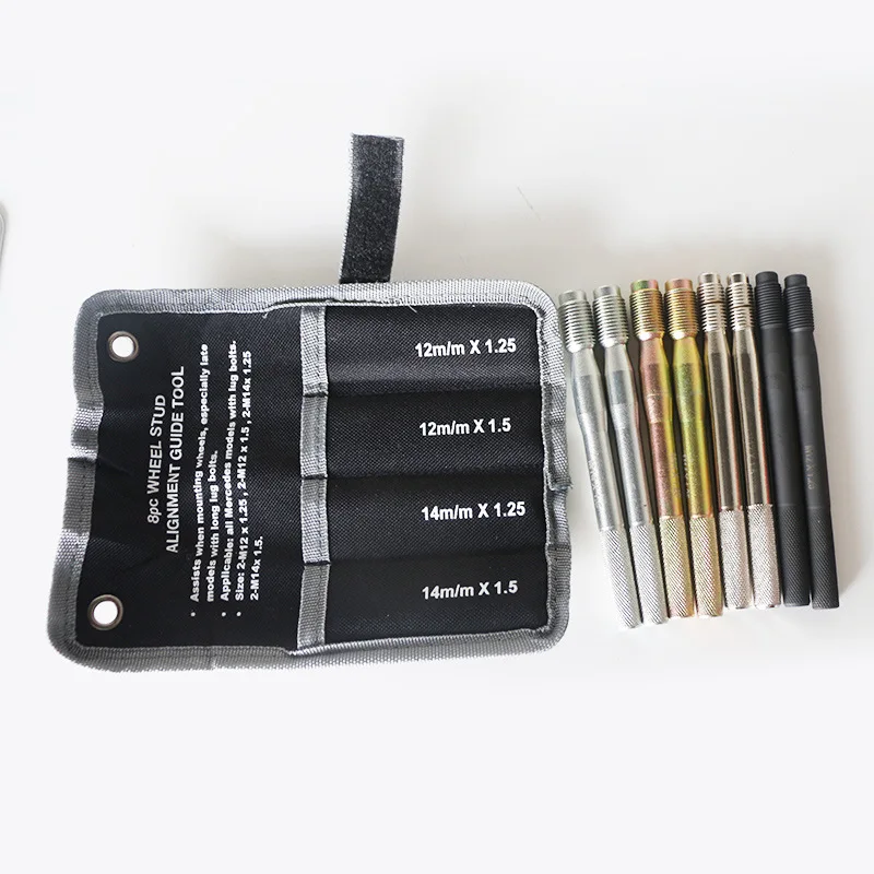 

New GT-M Volkswa-gen Au-di Ben-z car tire hub fixed installation Car Stainless Steel Wheel Hangers Alignment Pin Tire Studs Tool