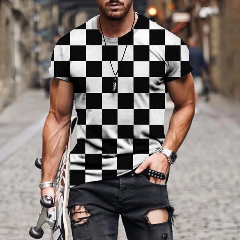 

3D Printing T-Shirt Summer for Men Lattice Ancient Mythical Animal Images Cool Breathable Short Sleeves Trendy Casual Tshirt