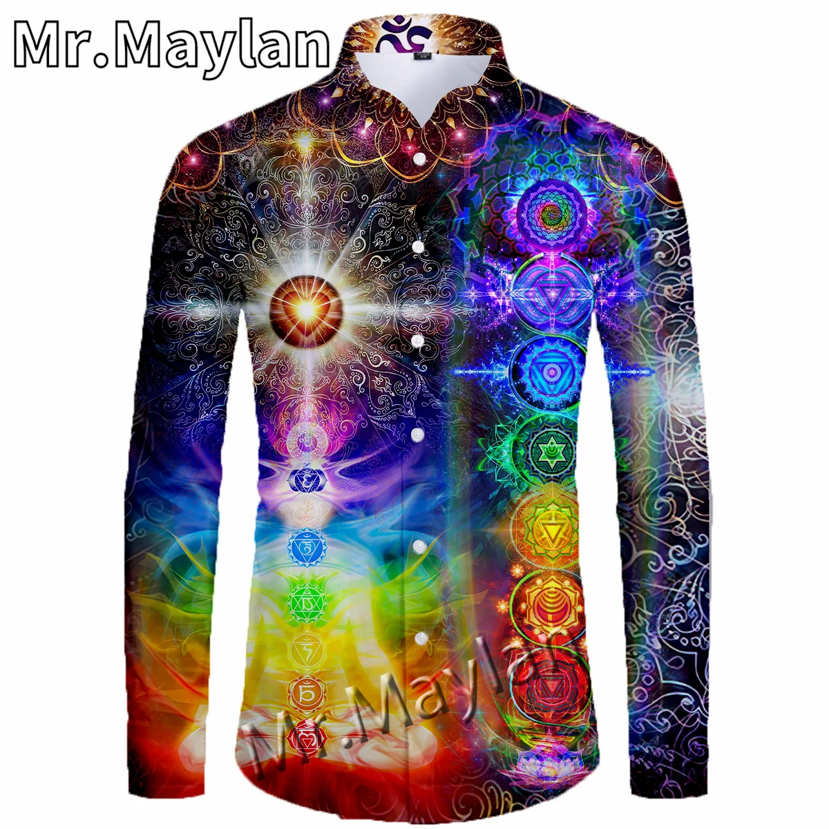 

Psychedelic 3D Printed Autumn Beach Hawaiian Shirt Holiday Party Streetwear Long Sleeve Shirts Oversized 5XL Chemise Homme-223