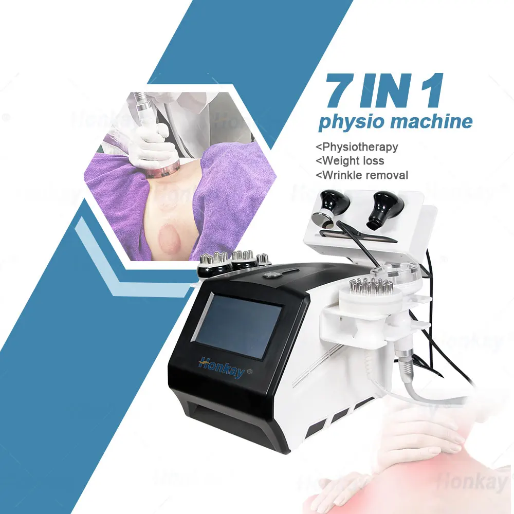 Многофункциональный аппарат для физиотерапии Tecar CET RET 7 в 1 с кавитационным