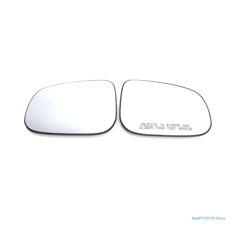 

Car Mirror Glass Left/Right Side Rear View Mirror Glass Easy Fixing for S60-