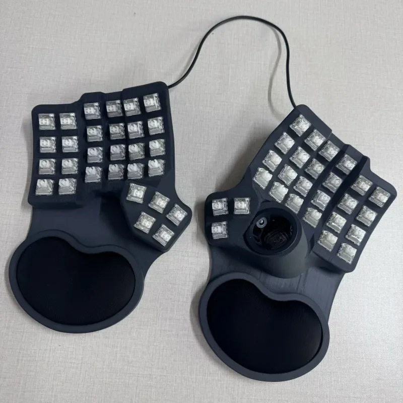 Charybdis Mini Split Keyboard Kit Custom RGB Legbog Axis/34MM Track Ball Проводной одномодовый для механической