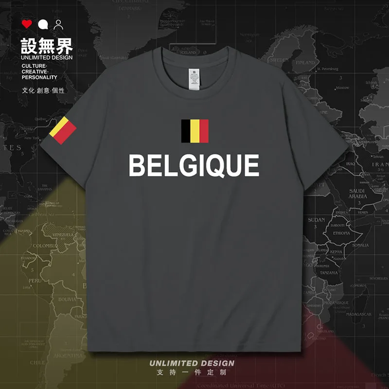 Belgium BEL Belgique Belgien Belgian mens t shirt for men jerseys printed Short Sleeve sports clothing clothes summer