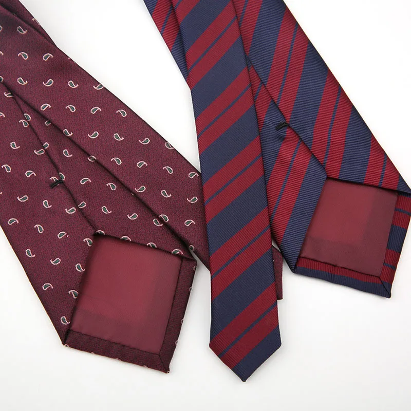 25 Classic New Design Wedding Men Tie Red Stripe Dot Neckties For Men Business Fashion Luxury Plaid Striped Flower Neck Ties