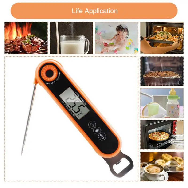 

Цифровой Кухонный Термометр TP01H с подсветкой для быстрого считывания мяса, барбекю, для конфет, фри, гриля, термометр для приготовления пищи
