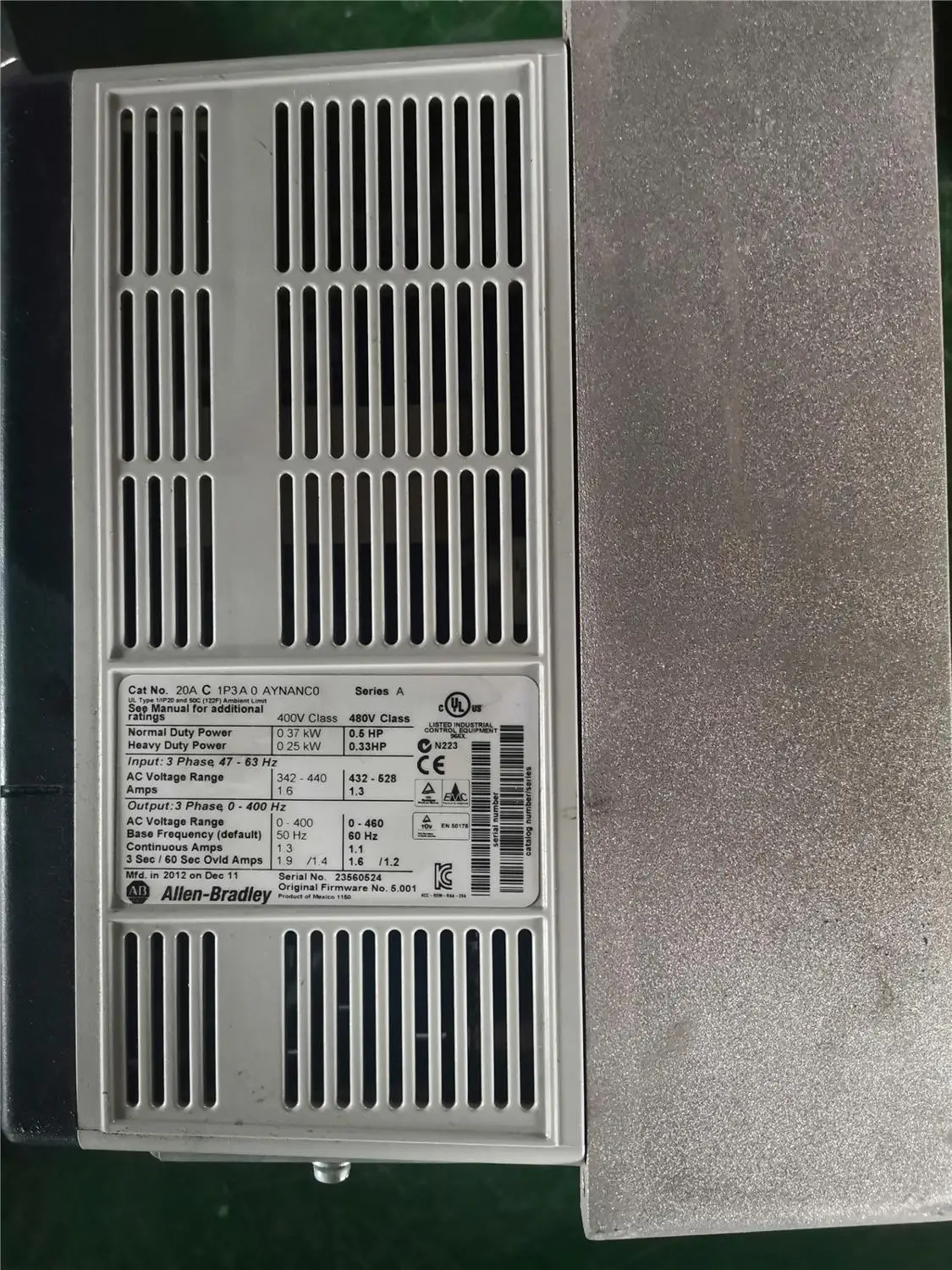 

20AC1P3A0 inverter , Used one , 90% appearance new , 3 months warranty , fastly shipping