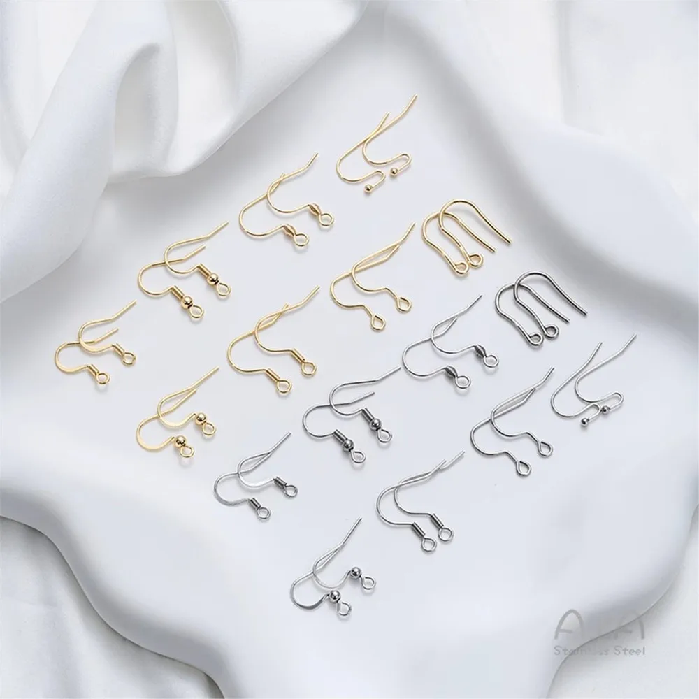 Титановые стальные ушные крючки аксессуары из нержавеющей стали простые