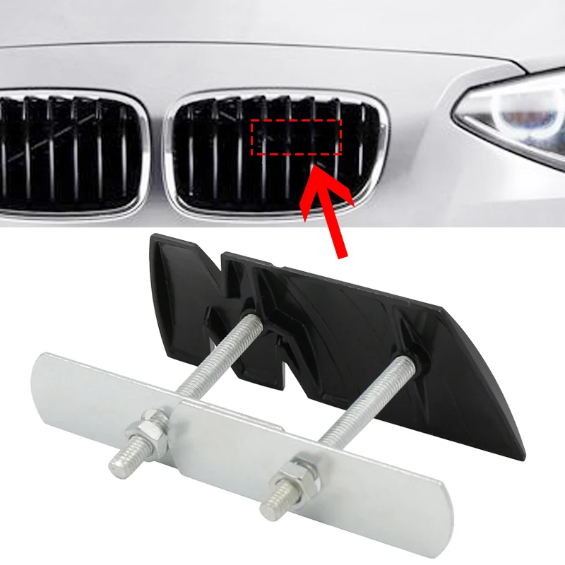 Металлическая хромированная Серебристая Наклейка на багажник BMW M Sport 73 мм x 26 10 шт.