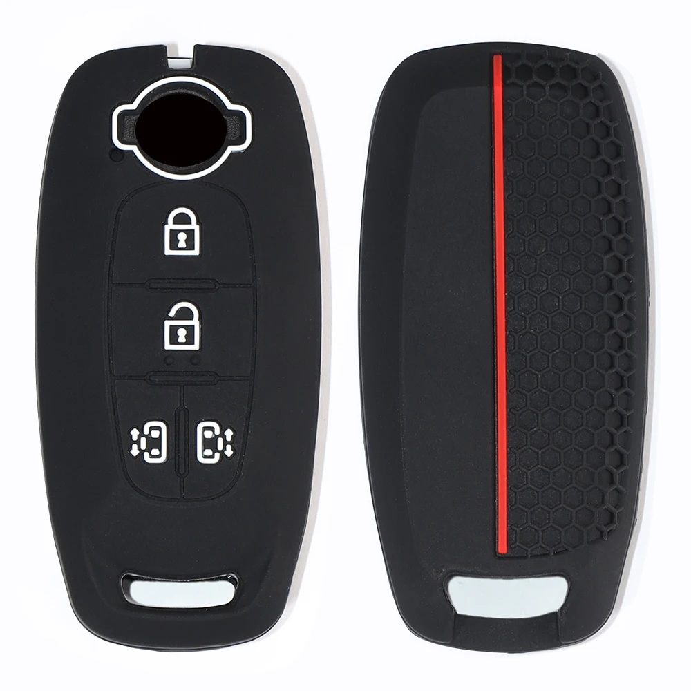 

Чехол для брелока для Nissan X-Trail SAKURA 2023 2024 Serena C28 Rouge Pathfinder Versa Kicks 2/3/4/5 кнопок передатчика