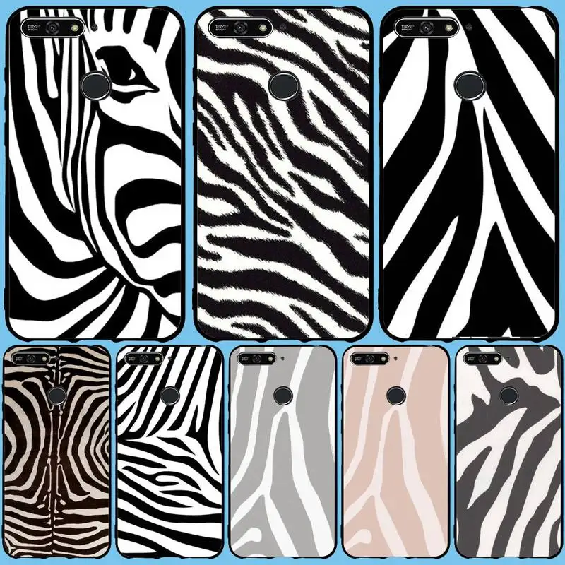 

Zebra Stripe Black And White Pattern Phone Case For Huawei Nova 2 I Plus 3 I E 4 E 5 I Pro 6 SE 6 5G Cove Fundas Case