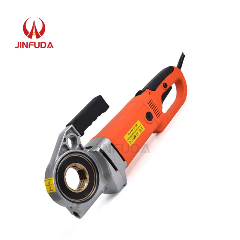 

High power hand-held electric reaming thread galvanized pipe threading machine pipe reaming wrench 1 / 2 "- 1 U 1 / 4"