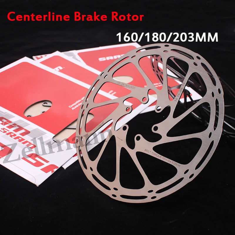 

Fit SRAM Rotor 160mm Bicycle Disc Brake Rotor 180mm 203mm Road MTB Centerline Rotor Hydraulic Brakes Rotors for Shimano Sram