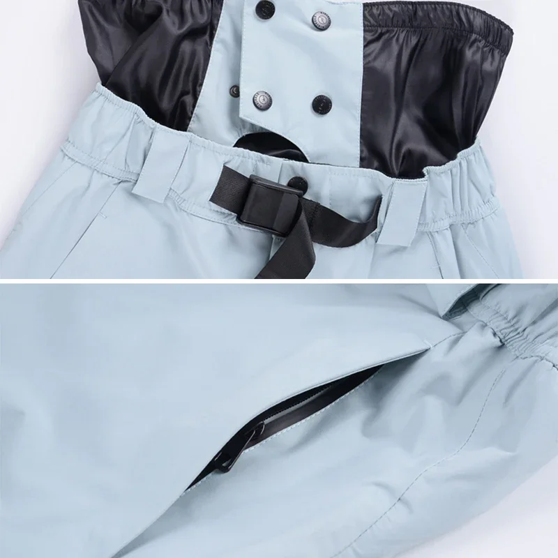 2024 толстые теплые мужские костюмы для сноуборда ветрозащитные