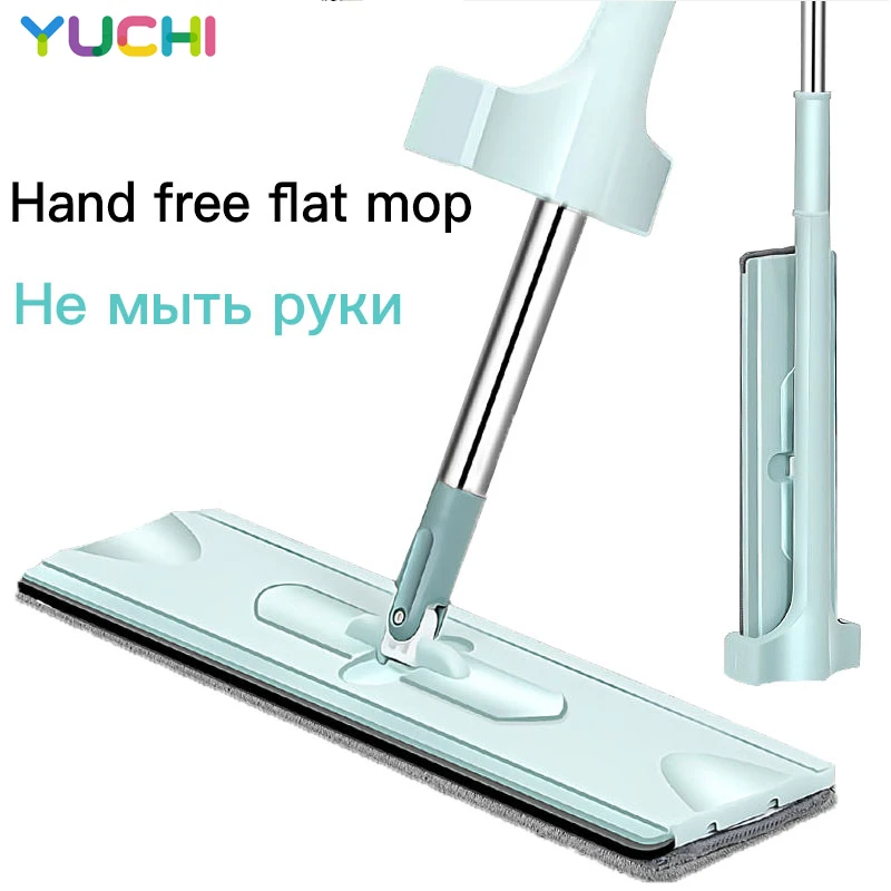 Швабра с отжимом инструмент для мытья пола и плитки влажной уборки кухни молнией